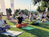 Yoga etkinliğine yoğun ilgi