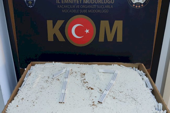 Çanakkale’de kaçak tütün operasyonu 