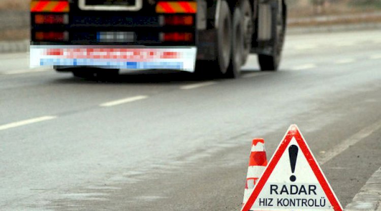 Radarla hız denetimi gerçekleştirildi
