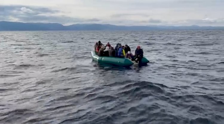 17 düzensiz göçmen kurtarıldı (08.12.2022)
