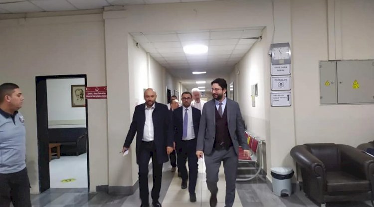 Sağlık çalışanlarına teşekkür etti