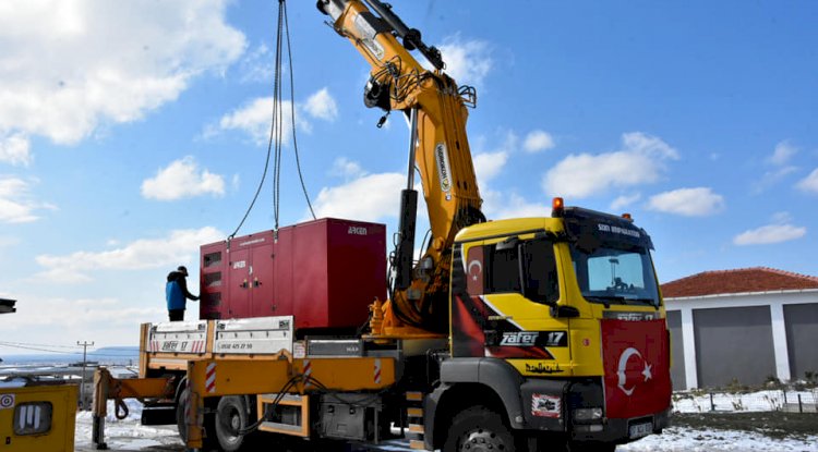 GESTAŞ’tan deprem bölgesine jeneratör desteği