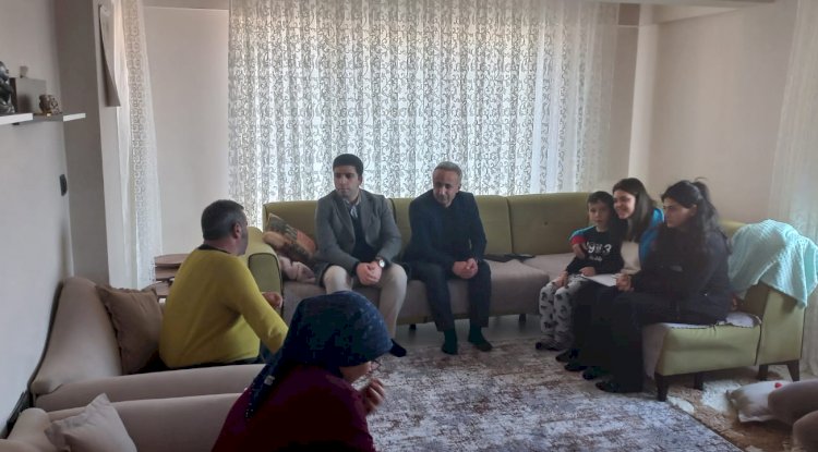 Kaymakam Taş ailelerle görüştü