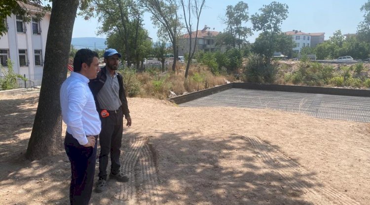 Ayvacık Hükümet Konağı inşaat çalışmaları sürüyor