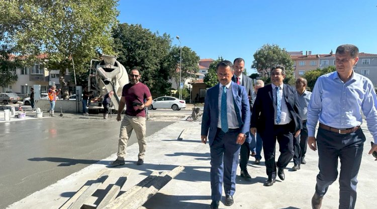 Aktaş çalışmaları yerinde inceledi