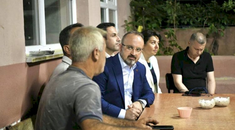 Turan Çanakkale yangınından etkilenen vatandaşları ziyaret etti 