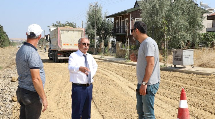 Gelibolu’da yol çalışmaları sürüyor