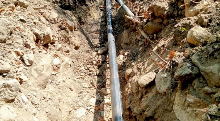 Kangırlı köyü içme suyu hattı tamamlandı