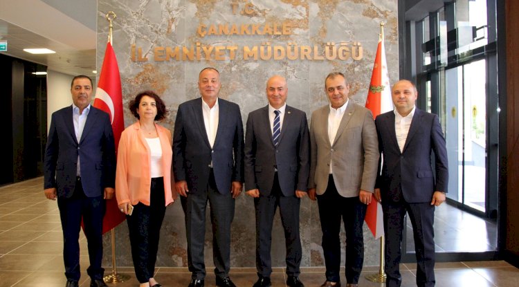 ÇTSO Yönetim Kurulu İl Emniyet Müdürüne ziyaret etti