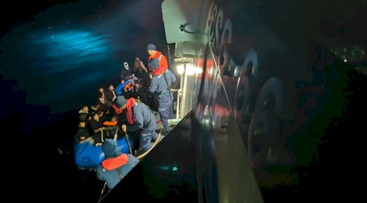 Sahil Güvenlikten göçmen operasyonu