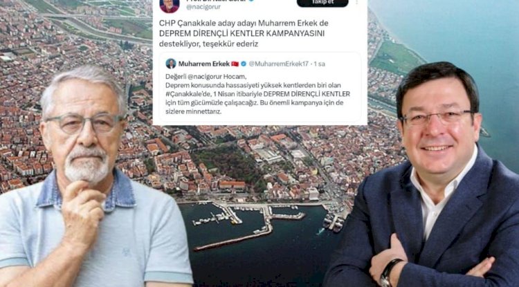 Naci Görür’den Erkek’e teşekkür