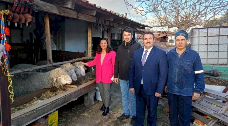 Türkarslan, üretici Ahmet Tutuş'u tebrik etti