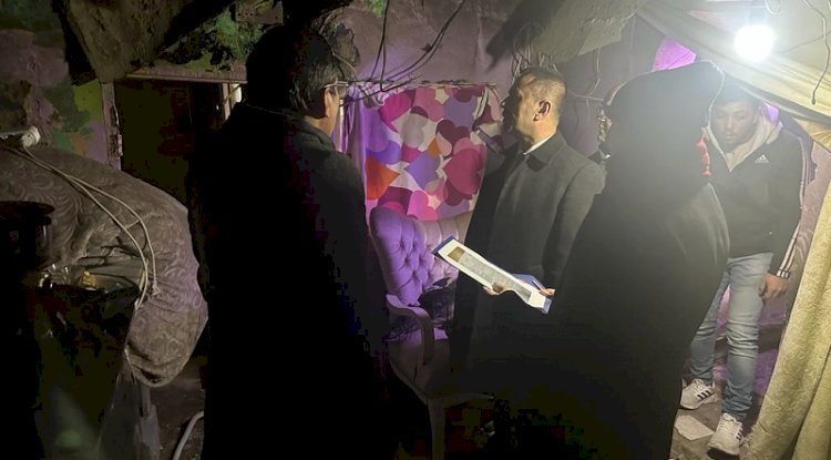 Evi yanan aileye destek