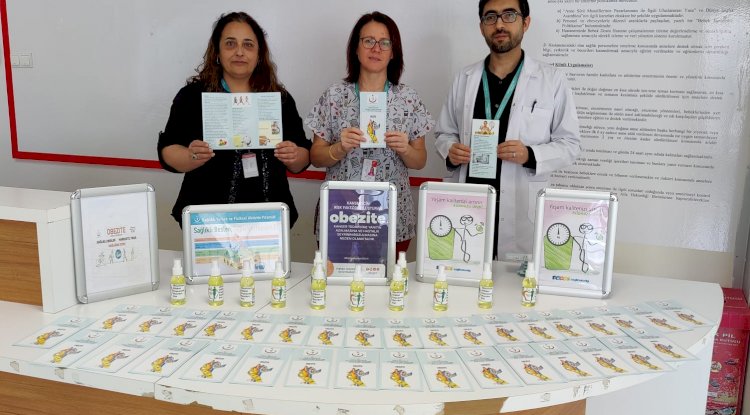 Obezite ile mücadele standı kuruldu