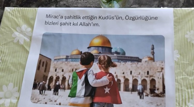 Geyikli’li miniklerden Gazze’ye örnek yardım