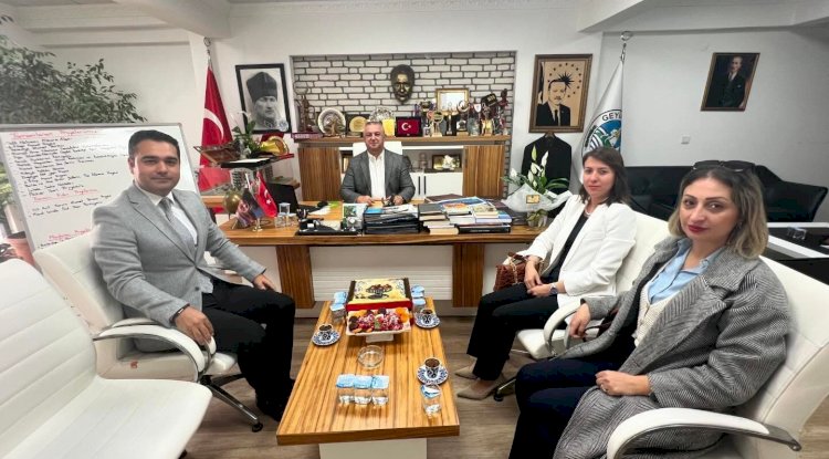 Halk Eğitim Müdüründen Başkan Oruçoğlu’na ziyaret