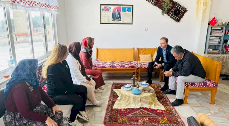 Kaymakam Sak’tan köy ziyareti