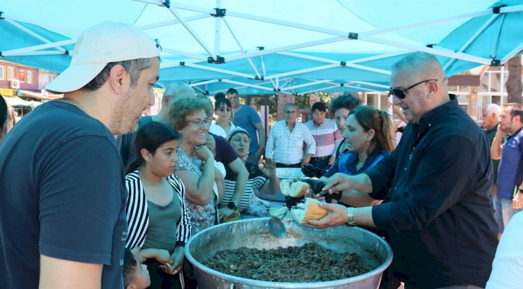 Geyikli’de kavurma ikramı