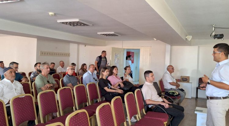 Üreticiler eğitime katıldı