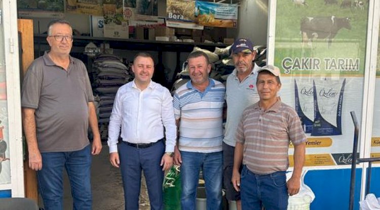 Başkan Yüksel, esnaf ziyaretinde bulundu