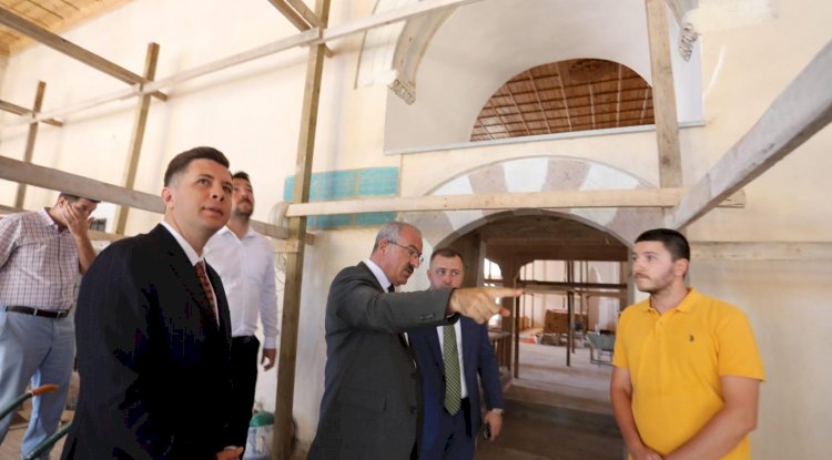 Vali Ömer Toraman, Ulu Camii Restorasyon Çalışmalarını İnceledi