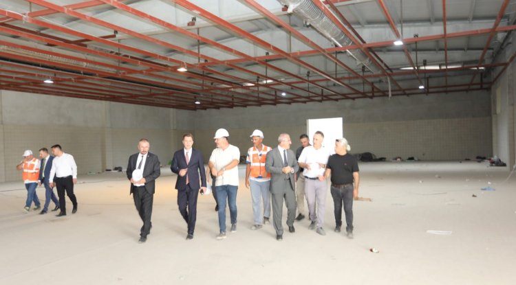 Vali Toraman, Organize Sanayi Bölgesi’ndeki İnşaat Çalışmalarını İnceledi
