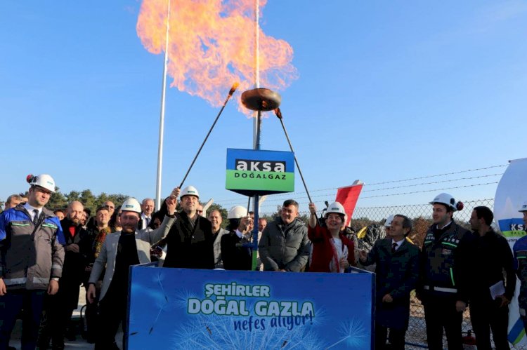 Ayvacık’ta doğal gaz sevinci
