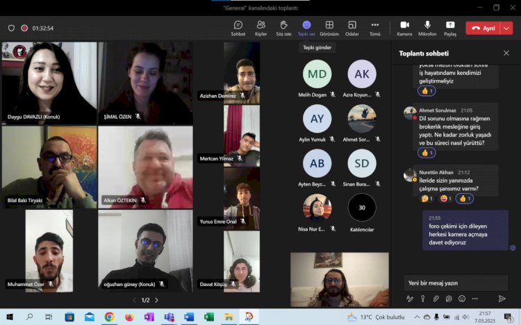 KARİYER SÖYLEŞİLERİ SÜRÜYOR