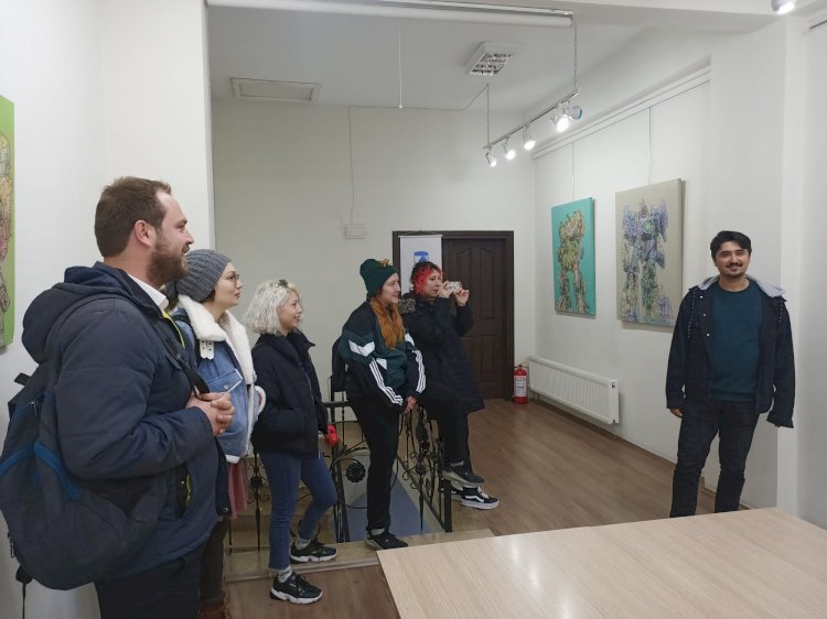 Mert’in Kişisel Sergisi yoğun ilgi gördü