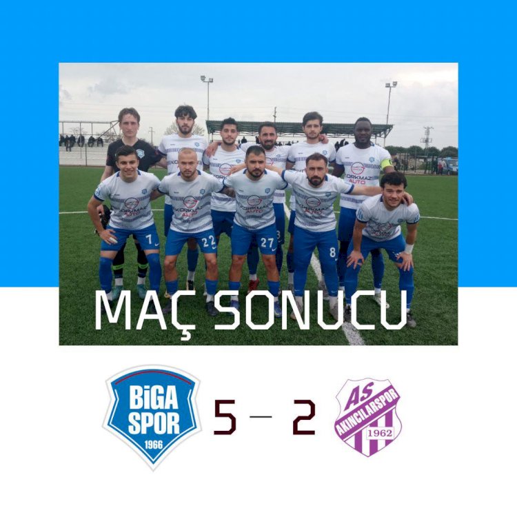 Bigaspor Mücadeleyi Sürdürdü