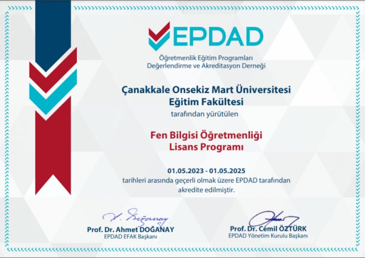 ÇOMÜ Eğitim Fakültesi’nden Başarı