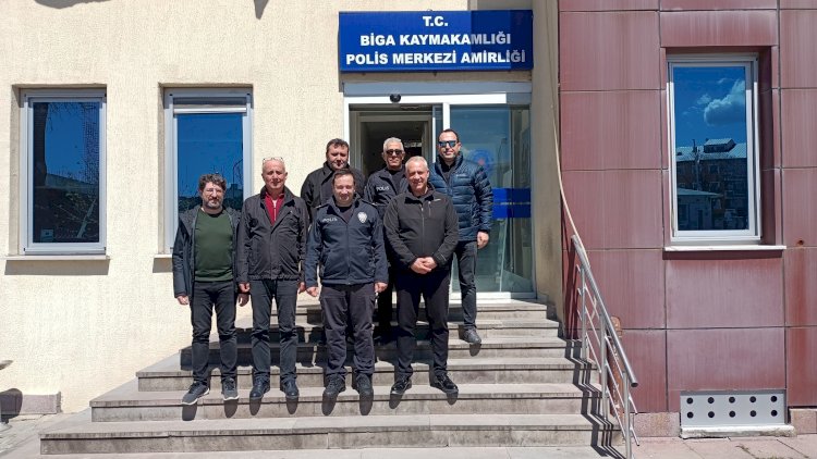 Biga TSO Heyeti Emniyet Teşkilatını Ziyaret Etti