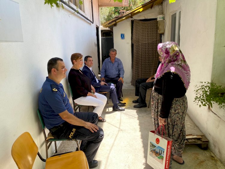 Eker gazileri ziyaret etti