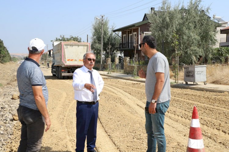 Gelibolu’da yol çalışmaları sürüyor