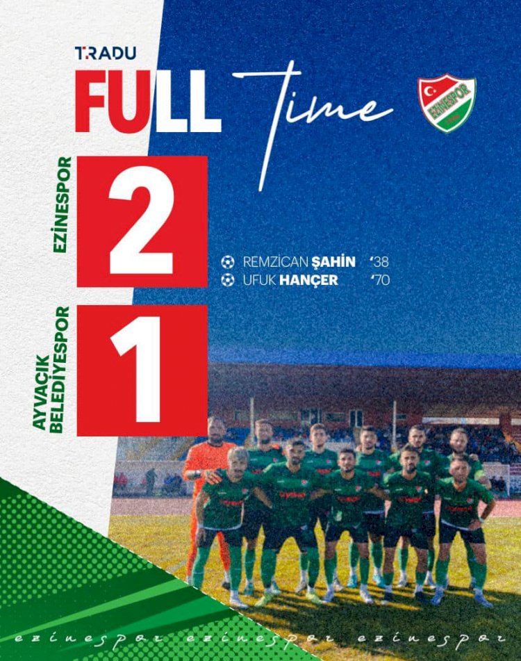 Ezinespor 2-1 Ayvacık Belediyespor