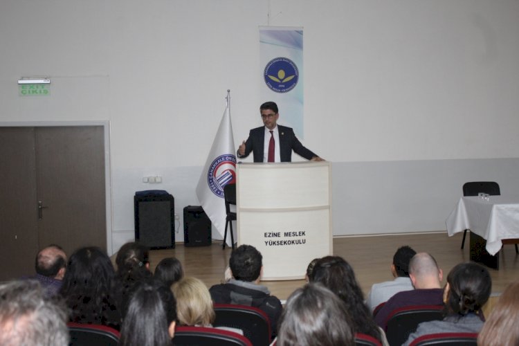 Ezine MYO’da bilimsel çalışmalar görüşüldü