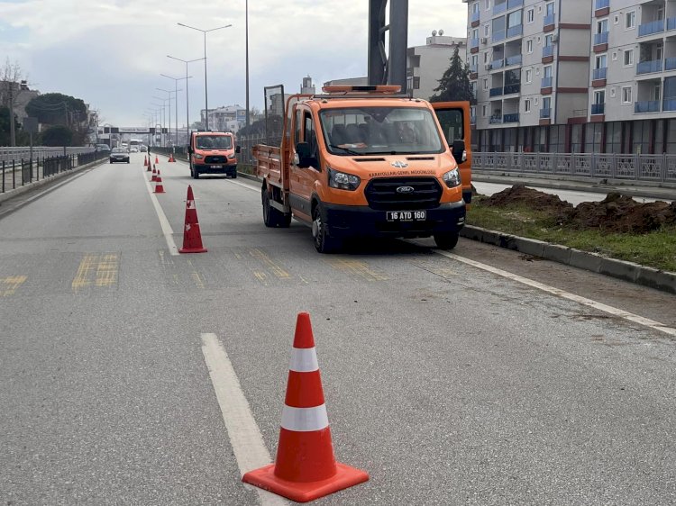 Yeni kavşak bağlantı yolu çalışmaları başladı