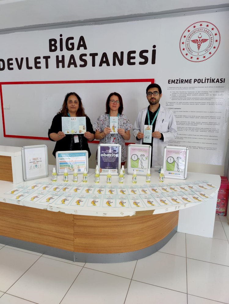 Obezite ile mücadele standı kuruldu